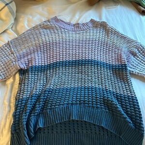 ombré urban outfitters fall knit sweater